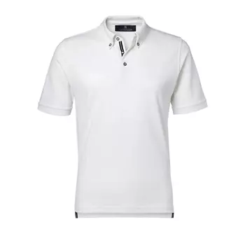 CC55 Munich Sportwool button-down polo T-shirt, Hvid