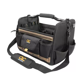 CLC Work Gear 1578 medium open tool bag, Black/Brown