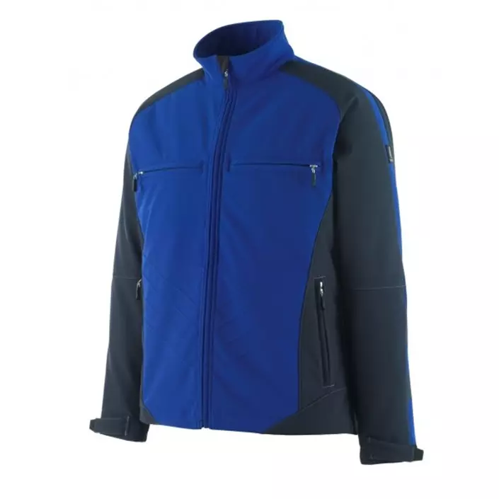 Mascot Unique Dresden softshell jacket, Cobalt Blue/Dark Marine, large image number 0