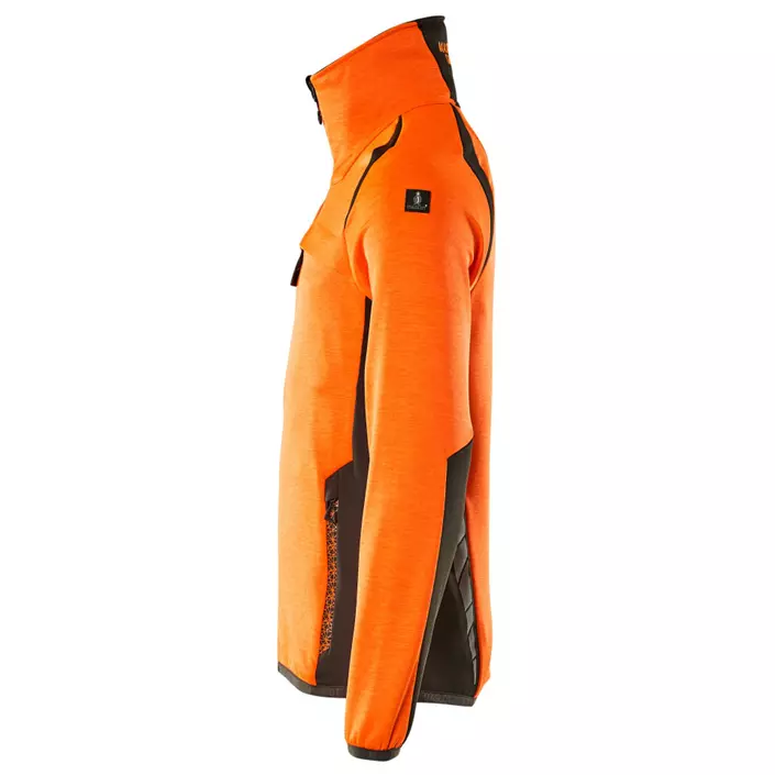Mascot Accelerate Safe fleece sweater, Hi-vis Orange/Dark anthracite, large image number 3