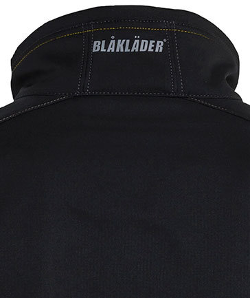 Bl&aring;kl&auml;der Unite softshelljacka, Svart/Gul, large image number 2