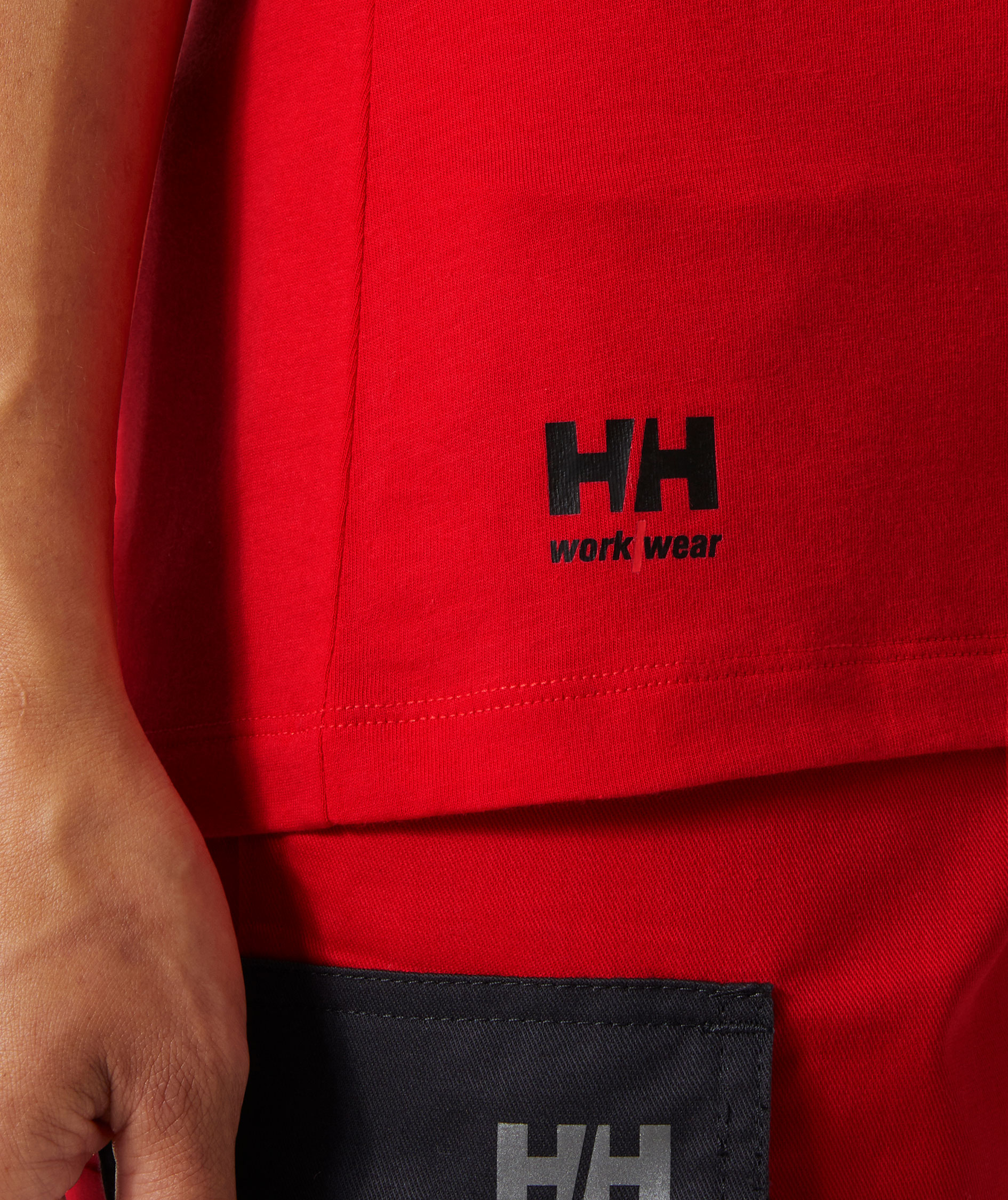 Helly Hansen Classic dame T-shirt, Alert red, large image number 5