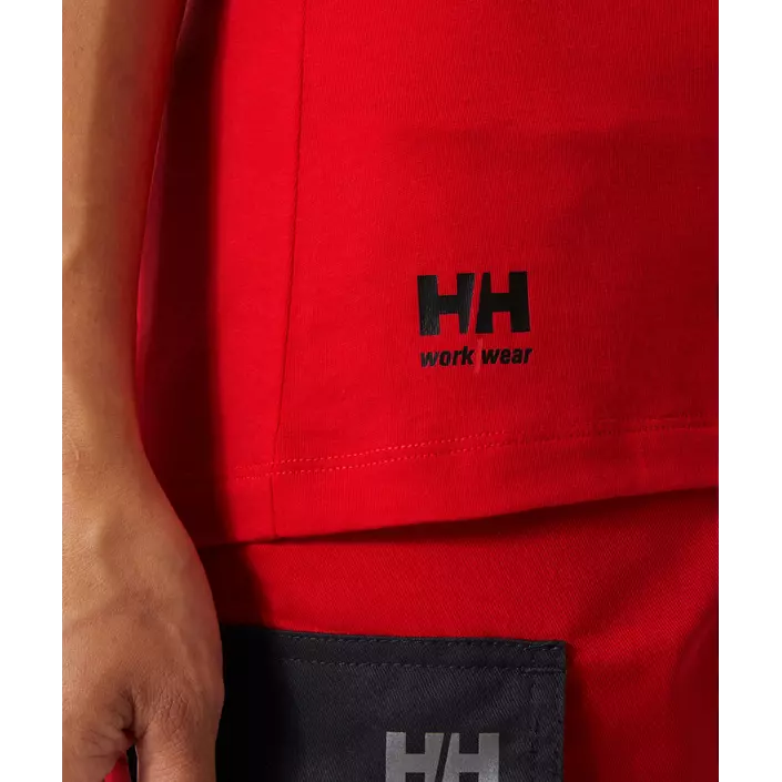 Helly Hansen Classic dame T-shirt, Alert red, large image number 5