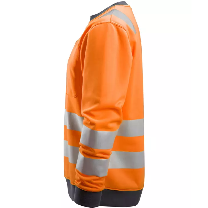 Snickers AllroundWork sweatshirt 8037, Hi-vis Orange, large image number 3
