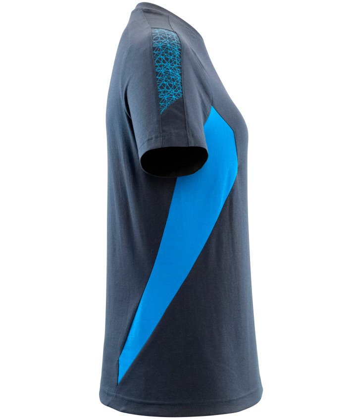 Mascot Accelerate women's T-shirt, Dark Marine/Azure, large image number 3