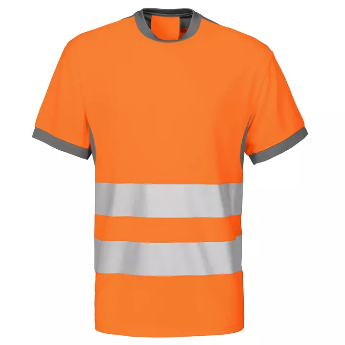 ProJob T-shirt 6009, Hi-vis orange/Grey, large image number 0