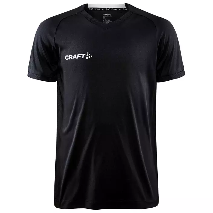 Craft Progress 2.0 Solid Jersey T-shirt für Kinder, Schwarz, large image number 0