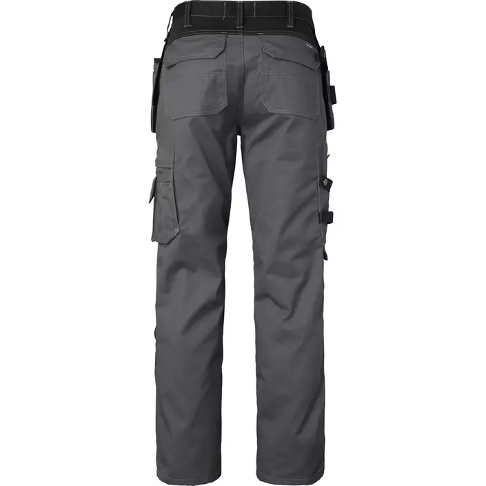Top Swede craftsman trousers 193, Grey/Black, large image number 1