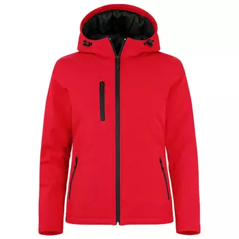 Clique lined women's softshell jacket, Red