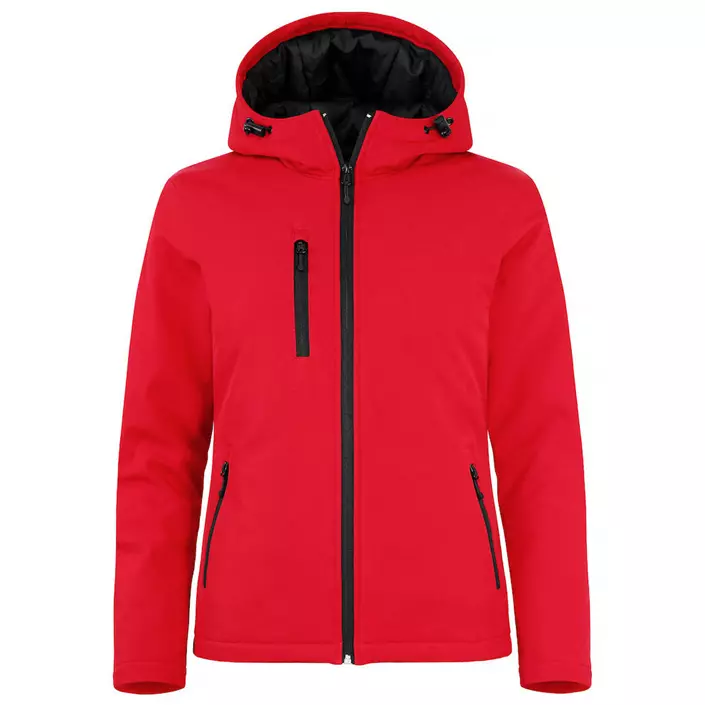 Clique lined women's softshell jacket, Red, large image number 0