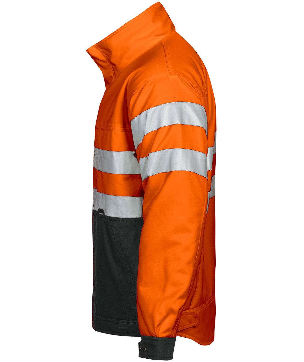 ProJob winter jacket 6407, Hi-Vis Orange/Black, large image number 2