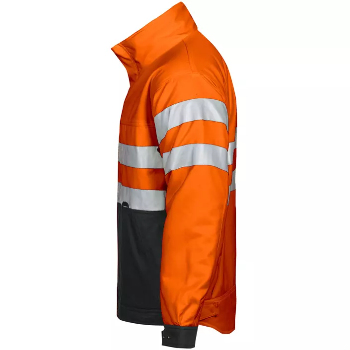 ProJob winter jacket 6407, Hi-Vis Orange/Black, large image number 2