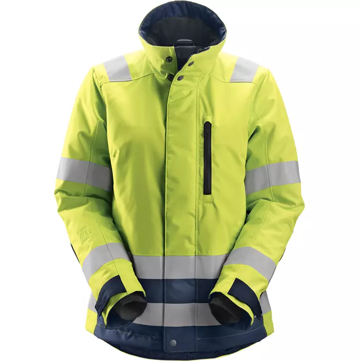 Snickers AllroundWork 37.5® women's winter jacket 1137, Hi-vis Yellow/Marine, large image number 0