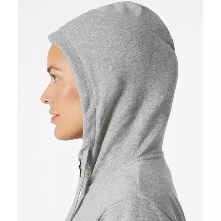 Helly Hansen Classic women's hoodie with zipper, Grey melange, large image number 4