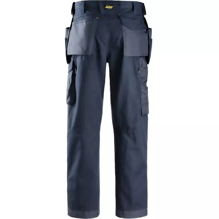 Snickers Canvas+ craftsman trousers 3214, Marine Blue, large image number 1