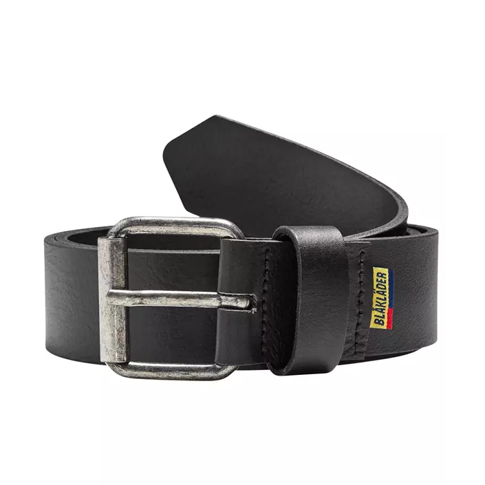 Blåkläder leather belt, Black, large image number 0
