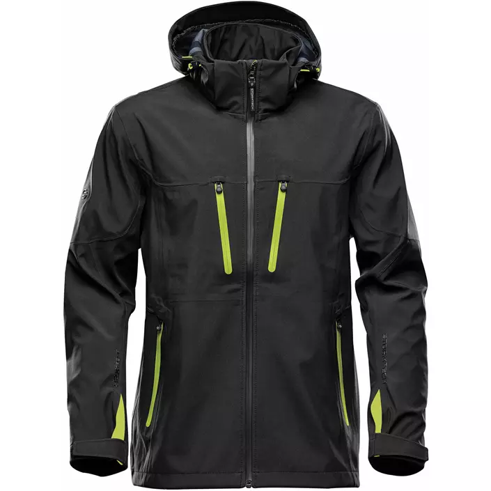 Stormtech Patrol softshell jacket, Black/Lime, large image number 0