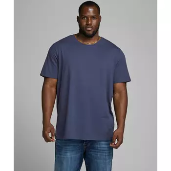 Jack & Jones JJEORGANIC Basic Plus Size T-shirt, Navy Blazer