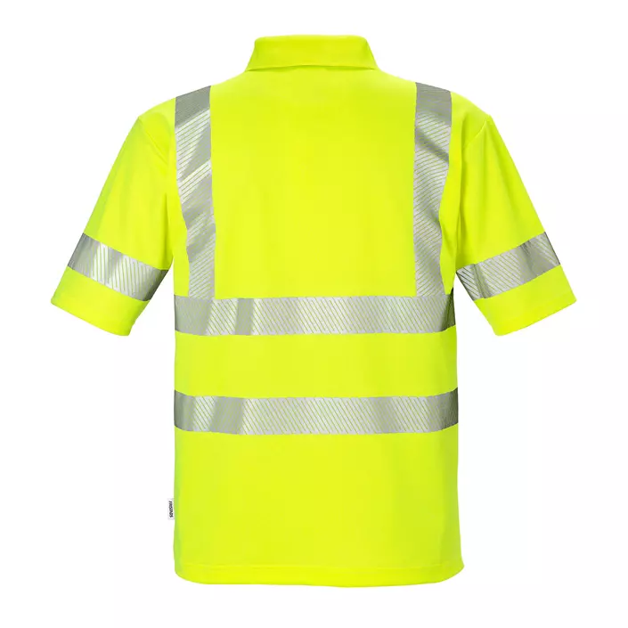 Fristads polo shirt 7406, Hi-Vis Yellow, large image number 1