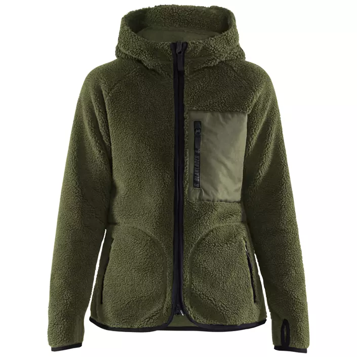 Blåkläder dame fibre pile jacket, Autumn Green, large image number 0