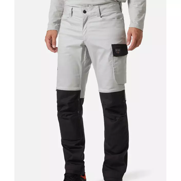Helly Hansen Manchester arbeidsbukse, Grey fog/Ebony, large image number 1