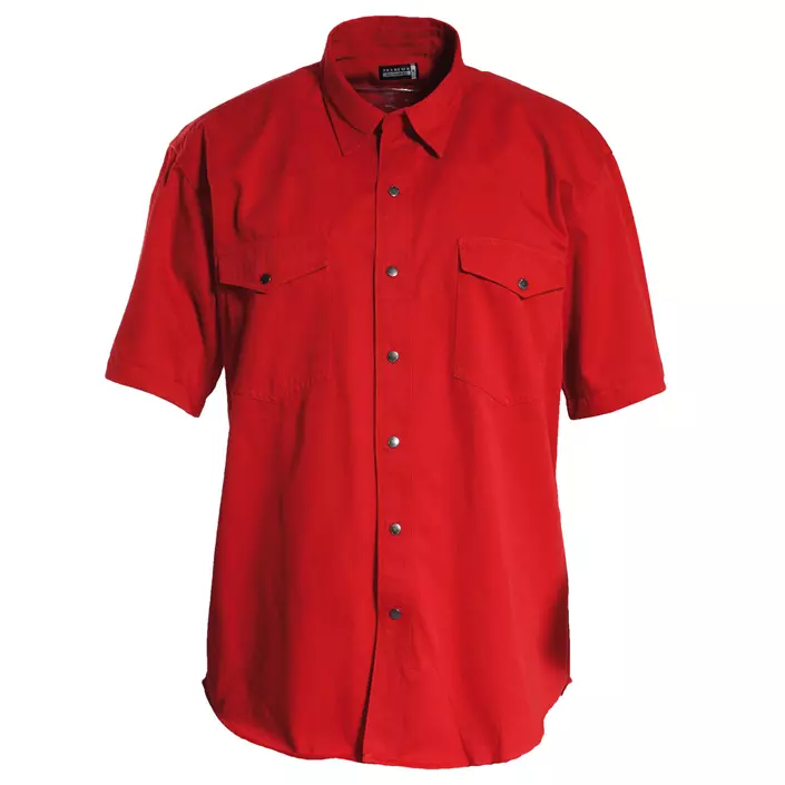 Tranemo kortærmet arbejdsskjorte, Rød, large image number 0