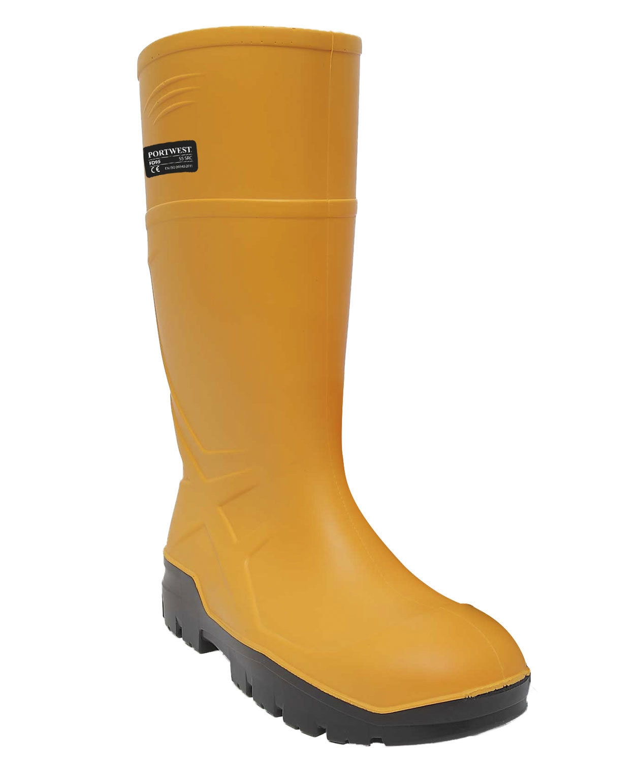 Portwest FD95 PU safety rubber boots S5, Yellow