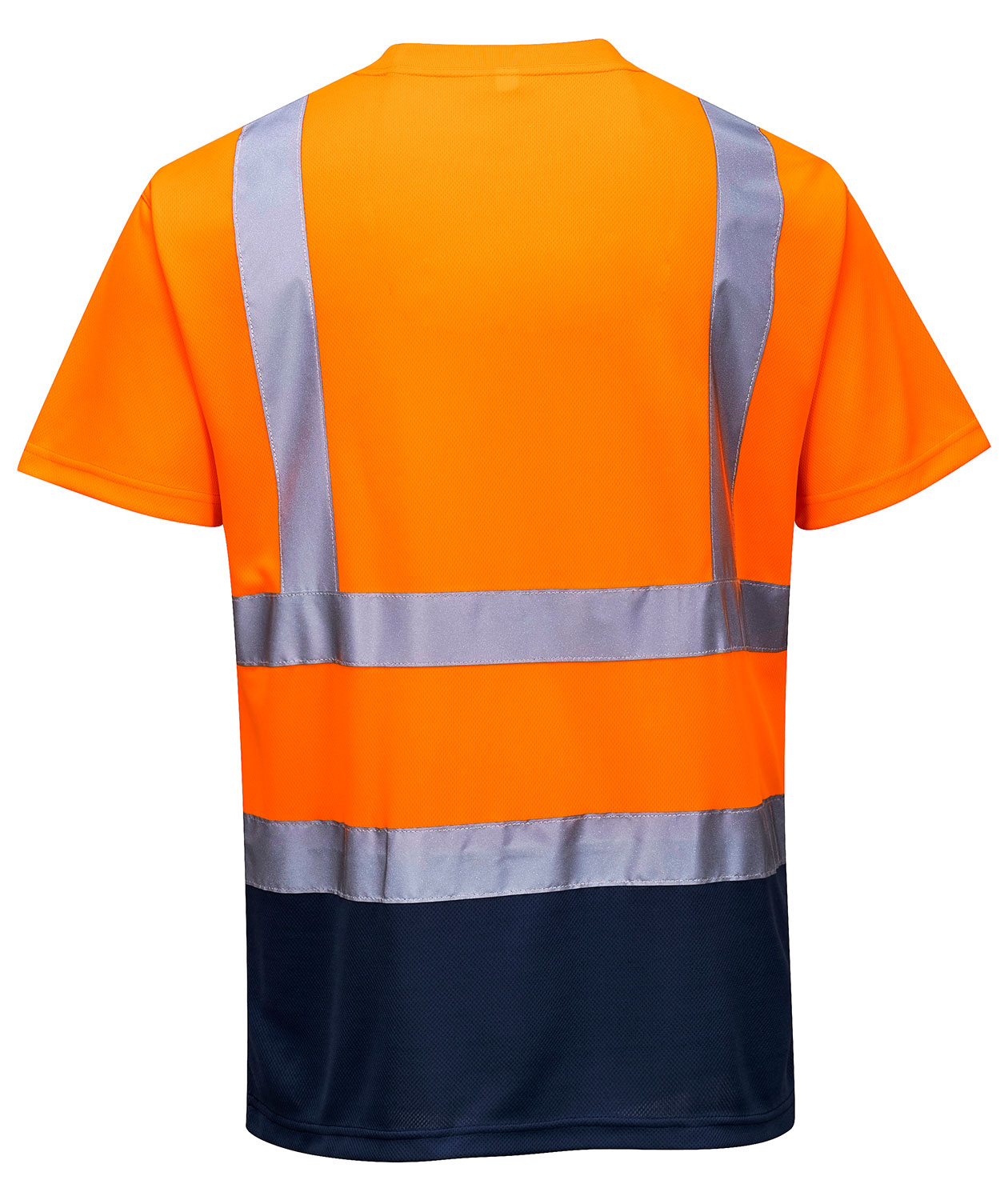 Portwest T-shirt, Hi-vis Orange/Marine, large image number 1