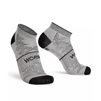 Worik Thil 2-pack trainer socks, Grey