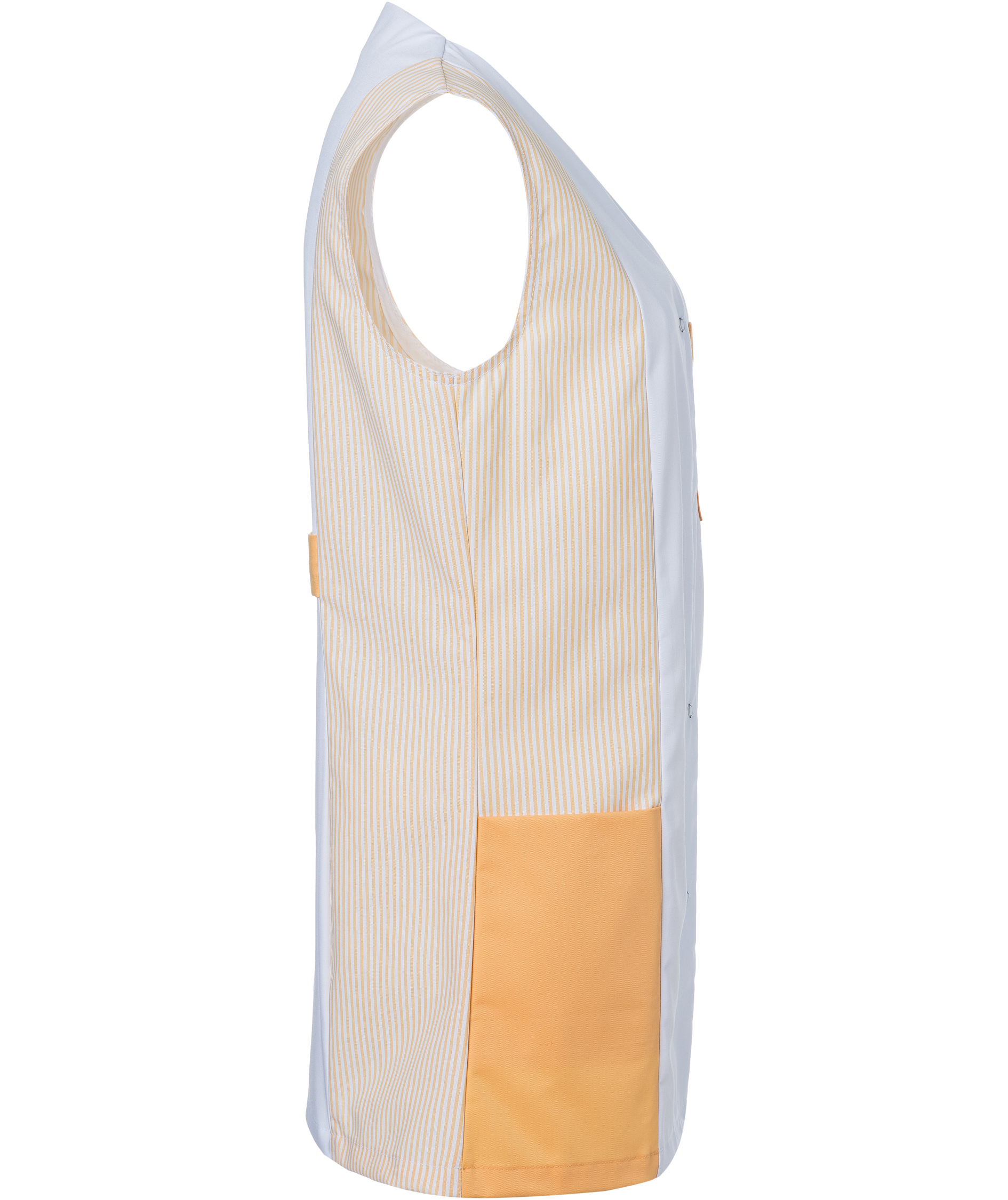 Karlowsky Sabrina women's tunic without sleeves, White/ochre, large image number 4