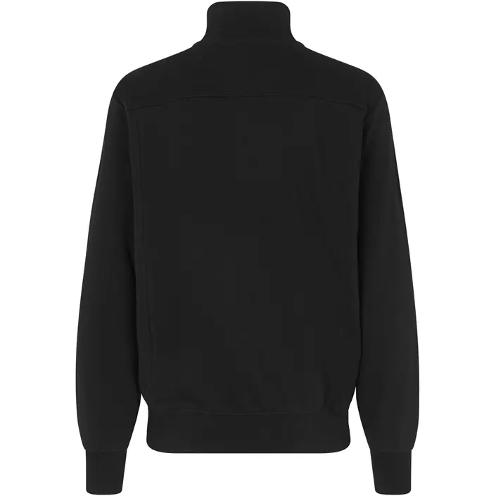ID Sweatshirt med kort glidelås, Svart, large image number 1