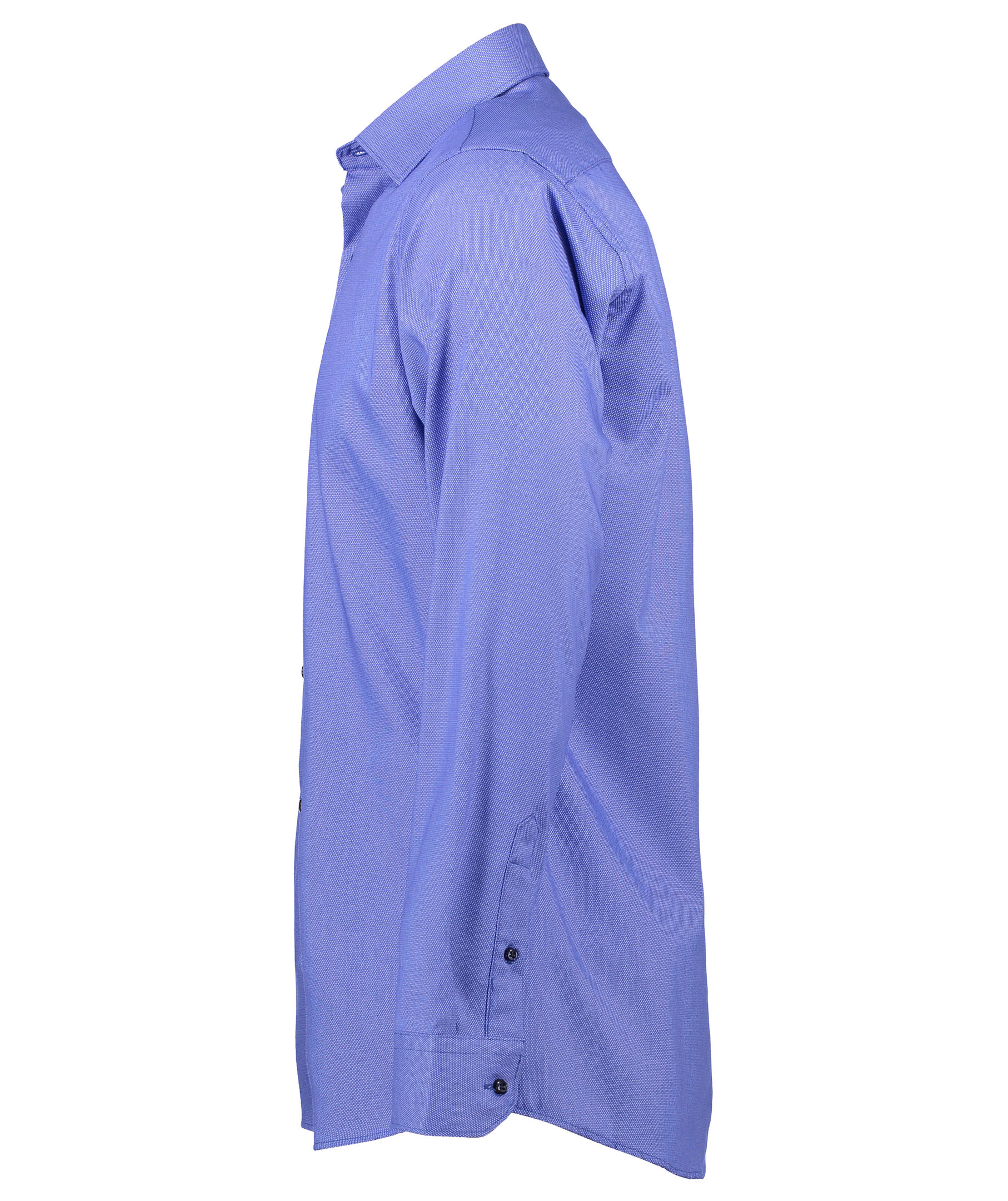 Seven Seas Dobby Royal Oxford Slim fit skjorte, Fransk Bl&aring;, large image number 3