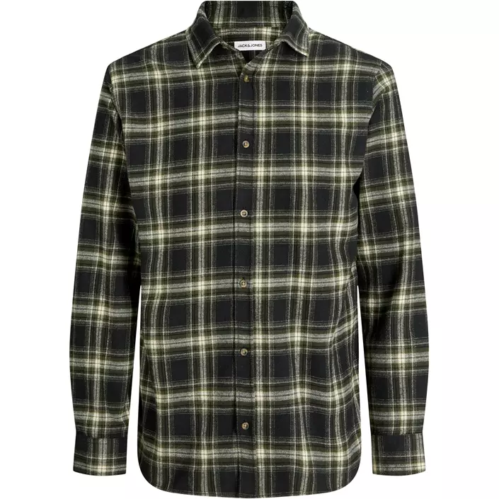Jack & Jones Plus JJJOSHUA Check skjorta, Black, large image number 0