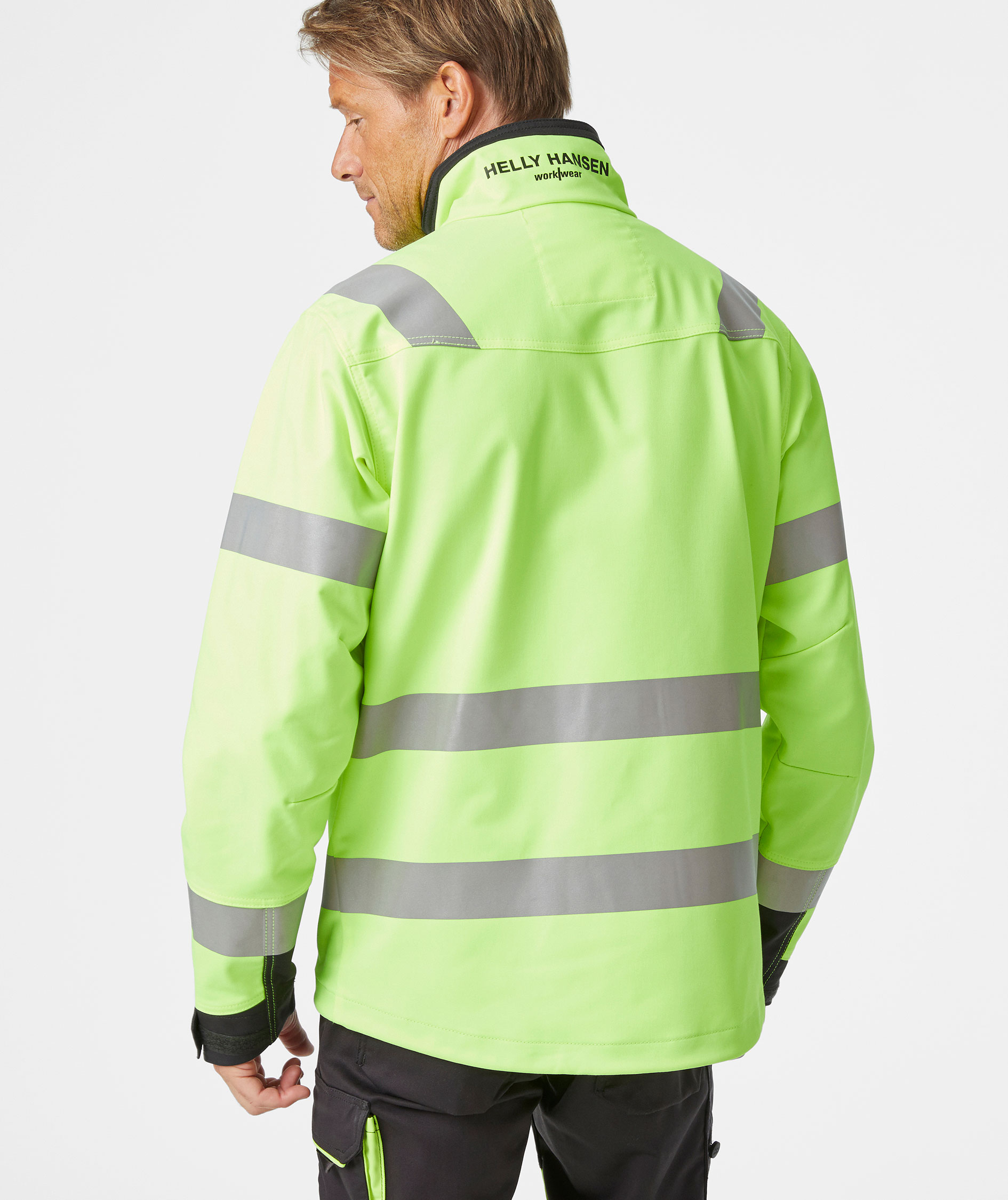Helly Hansen Alna 2.0 work jacket, Hi-vis yellow/charcoal, large image number 3
