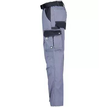 Kramp Original work trousers with belt, Grey/Black