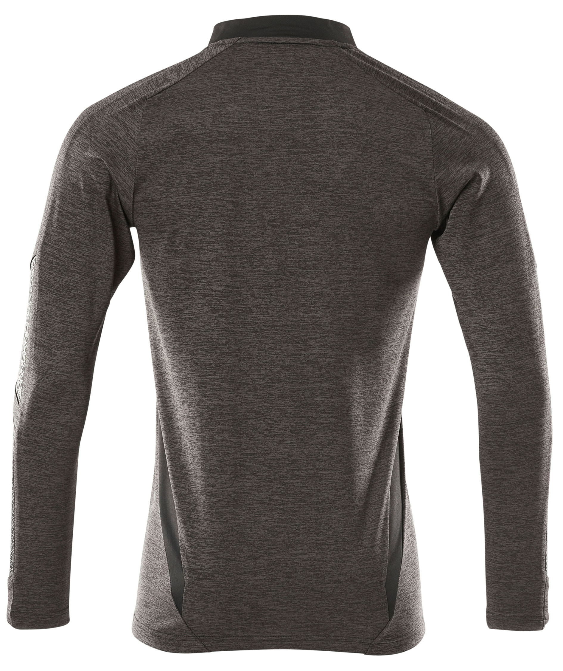 Mascot Accelerate Coolmax Langarm Poloshirt, Dunkel Anthrazit/Schwarz, large image number 1