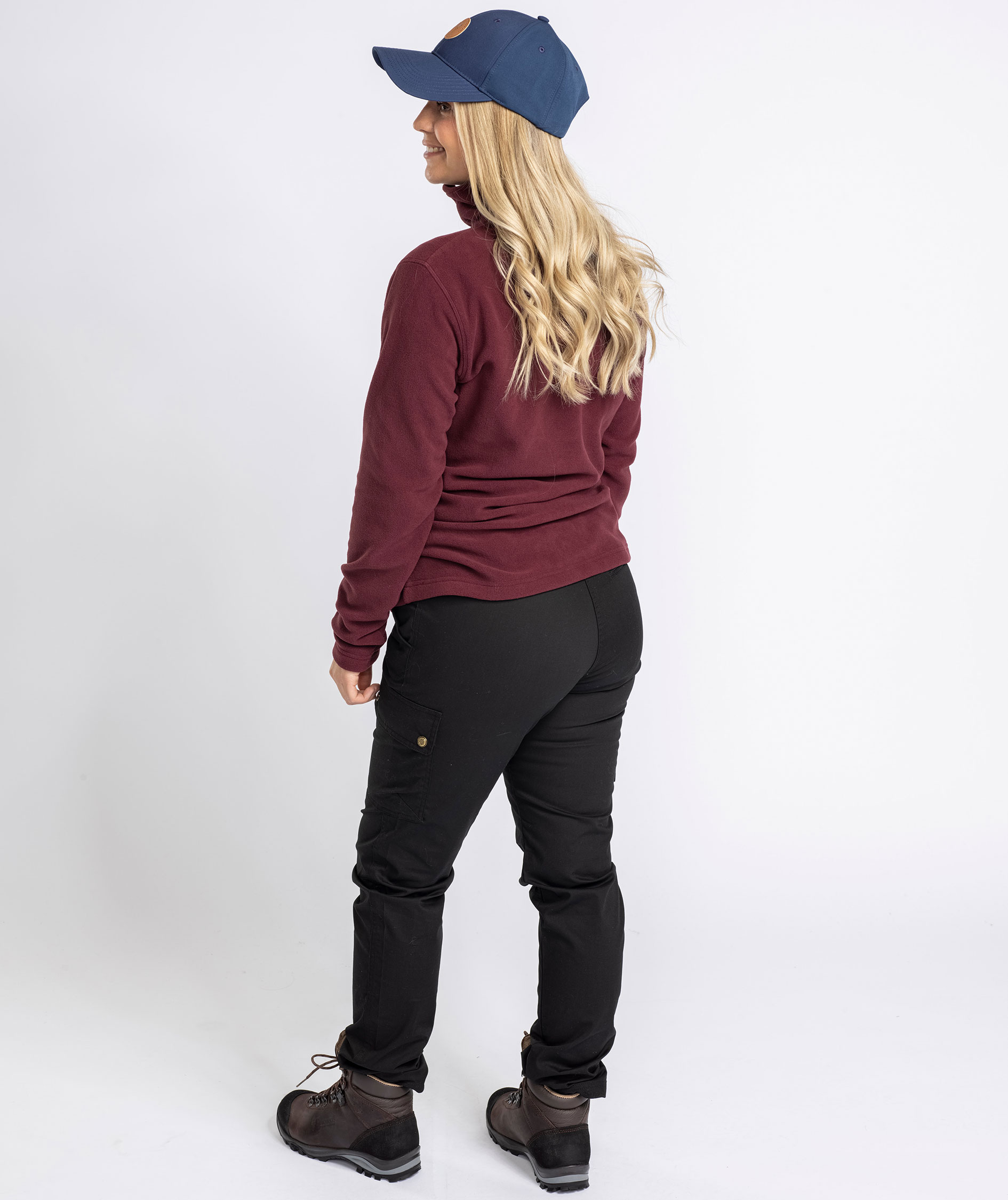 Pinewood&nbsp;Tiveden dame fleecetr&oslash;je, Earth Plum, large image number 6