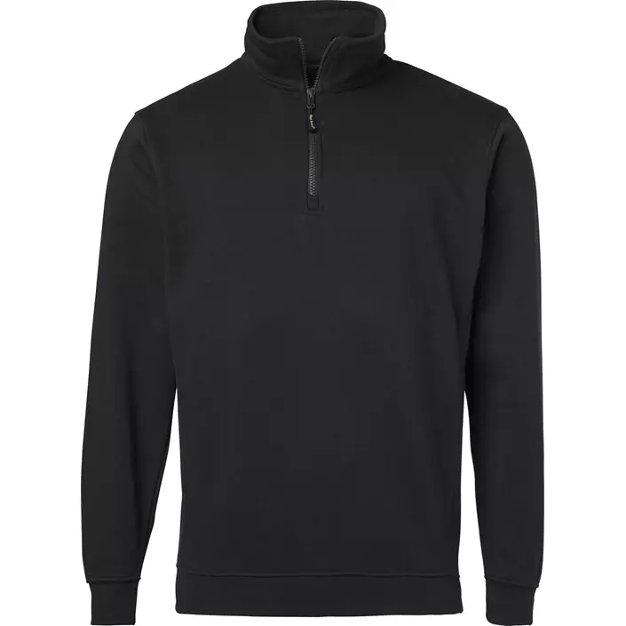 Terrax sweatshirt with short zipper 149, Black, large image number 0