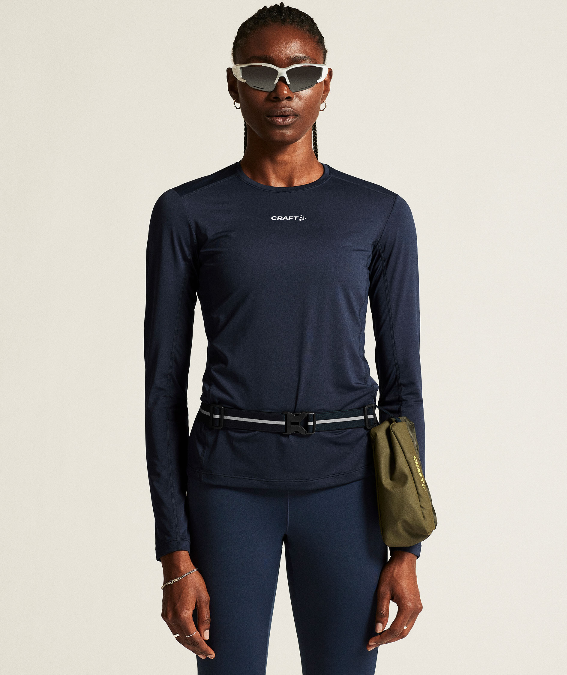 Craft ADV Essence women's long-sleeved T-shirt, Blaze, large image number 1