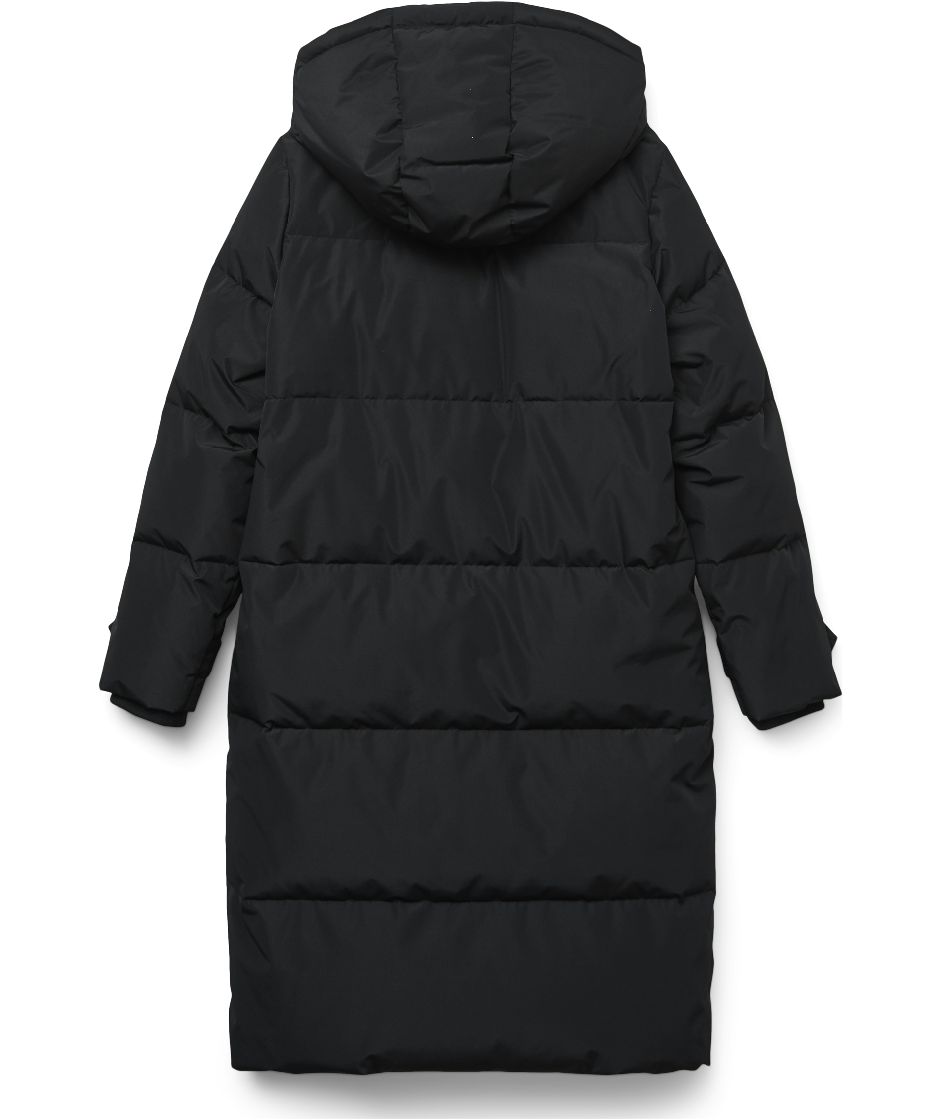 Vero Moda VMLEONIEANNE lang dame dunjakke, Black, large image number 2