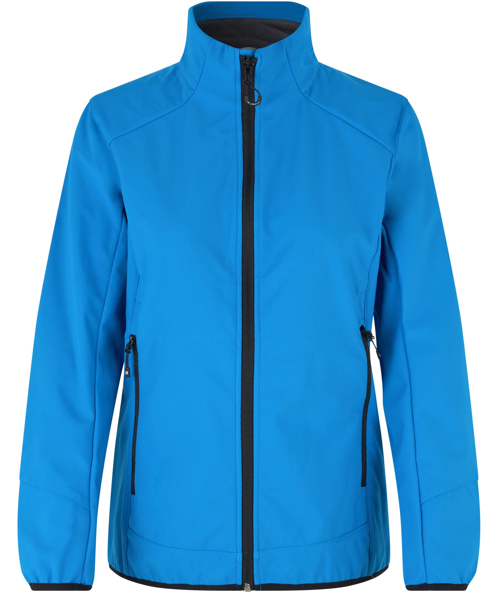 ID functional women's softshell jacket, Azure, Azure, swatch