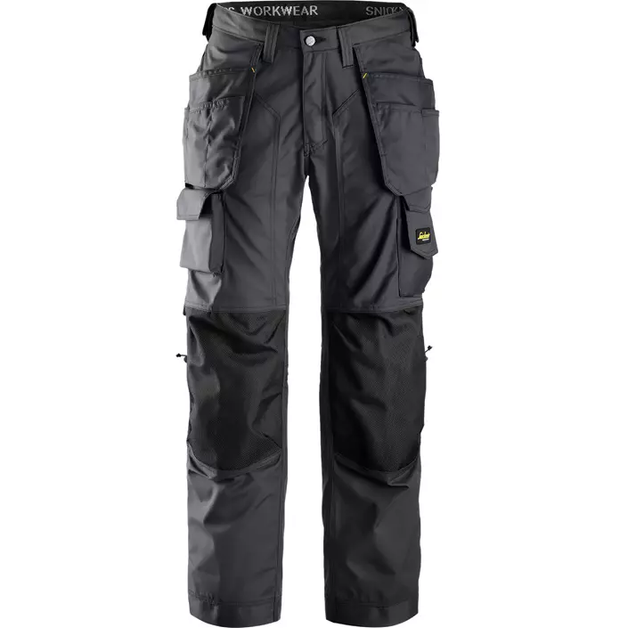 Snickers craftsman trousers, Steel Grey/Black, large image number 0