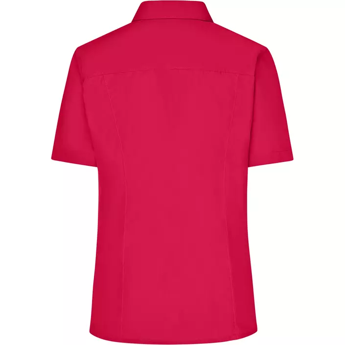 James & Nicholson kortærmet Modern fit dameskjorte, Rød, large image number 1