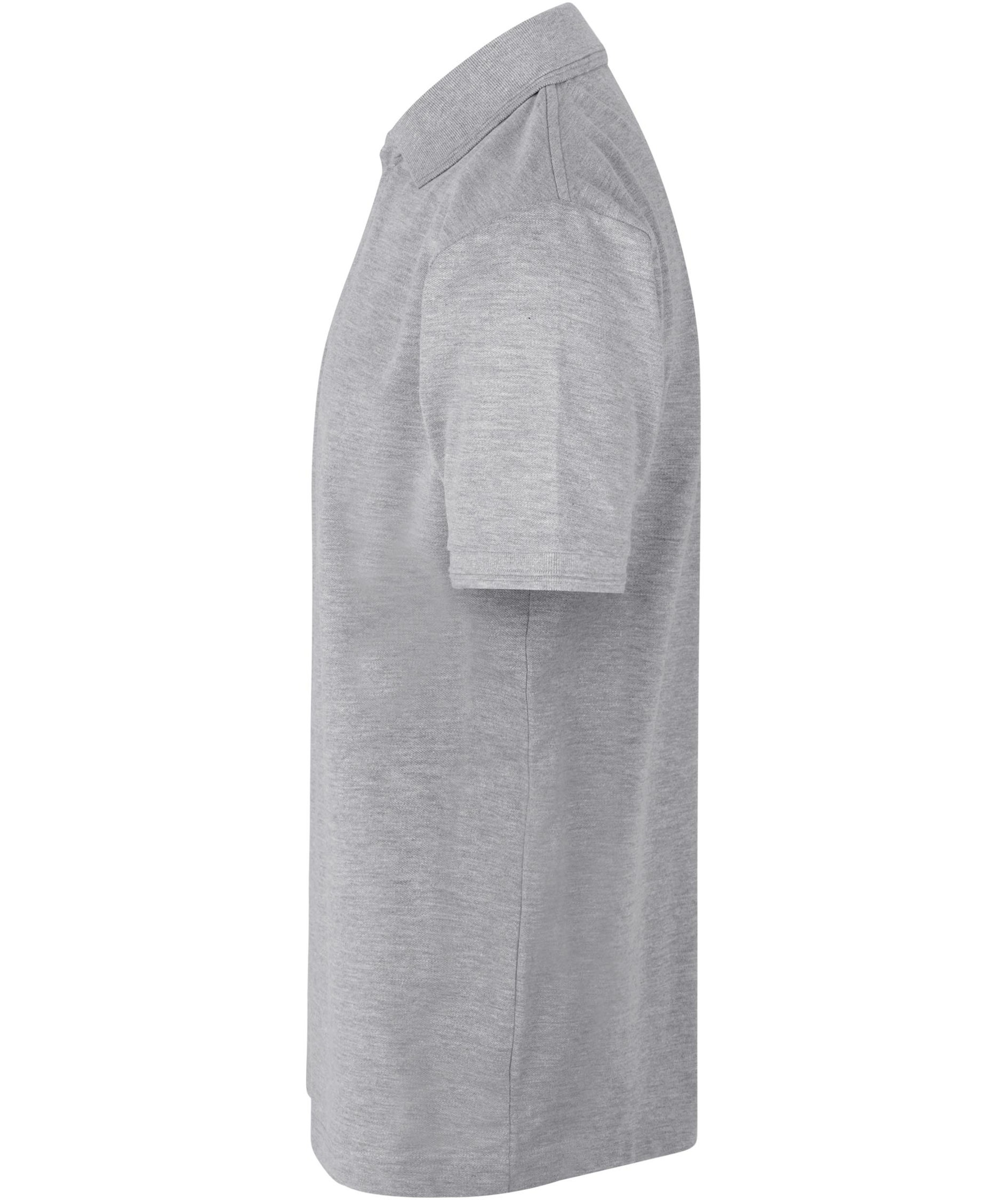 ID PRO Wear Polo shirt with press-studs, Grey Melange, large image number 2