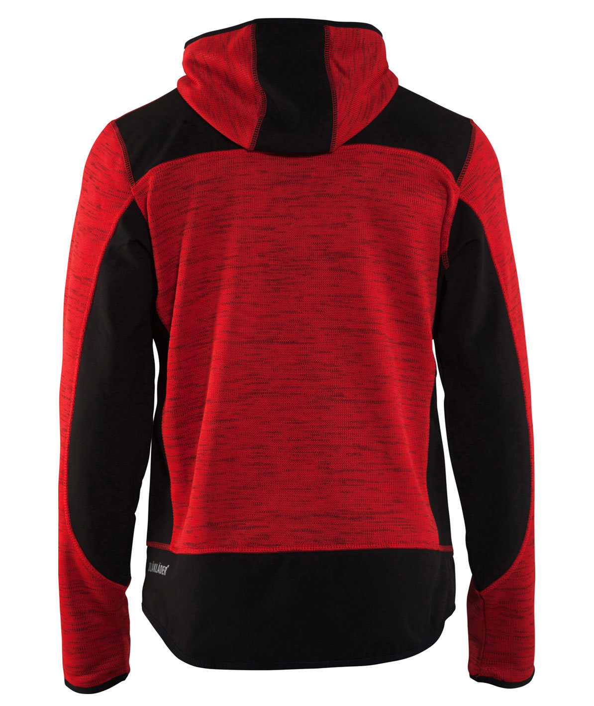 Bl&aring;kl&auml;der knitted softshell jacket X4930, Red/Black