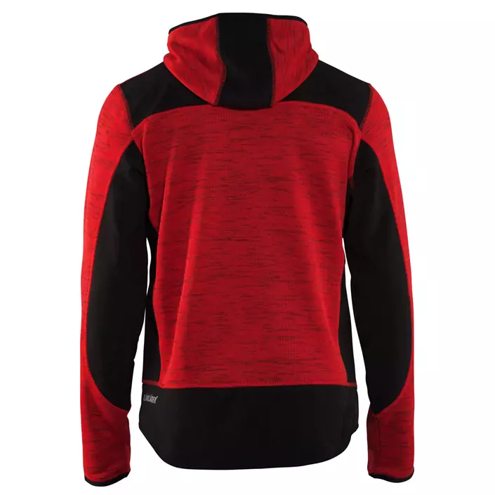Blåkläder knitted softshell jacket X4930, Red/Black, large image number 1