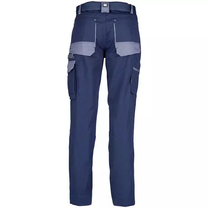 Kramp Original work trousers with belt, Marine Blue/Grey, large image number 2