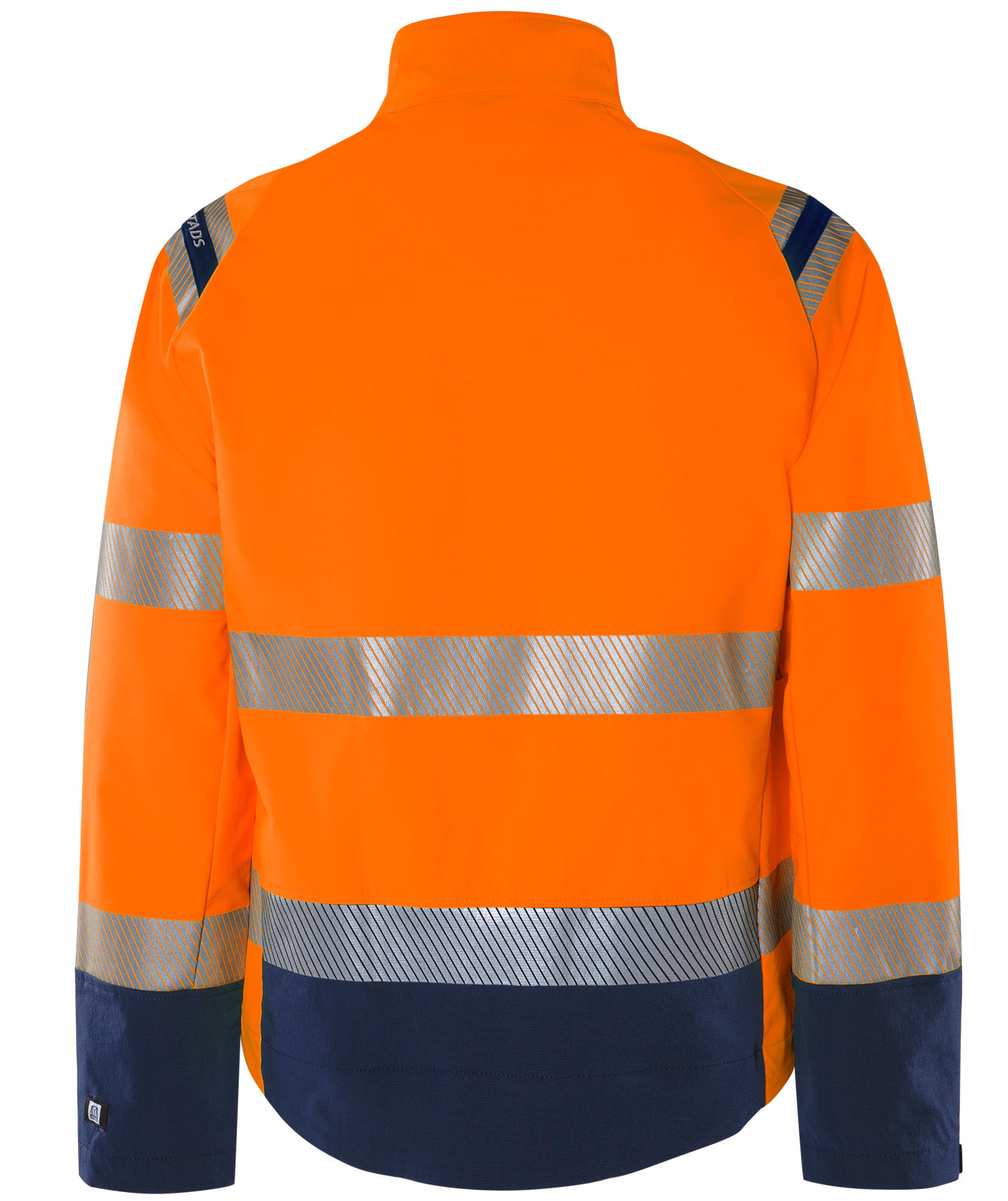 Fristads Green work jacket 4647 GSTP full stretch, Hi-Vis Orange/Navy, large image number 2