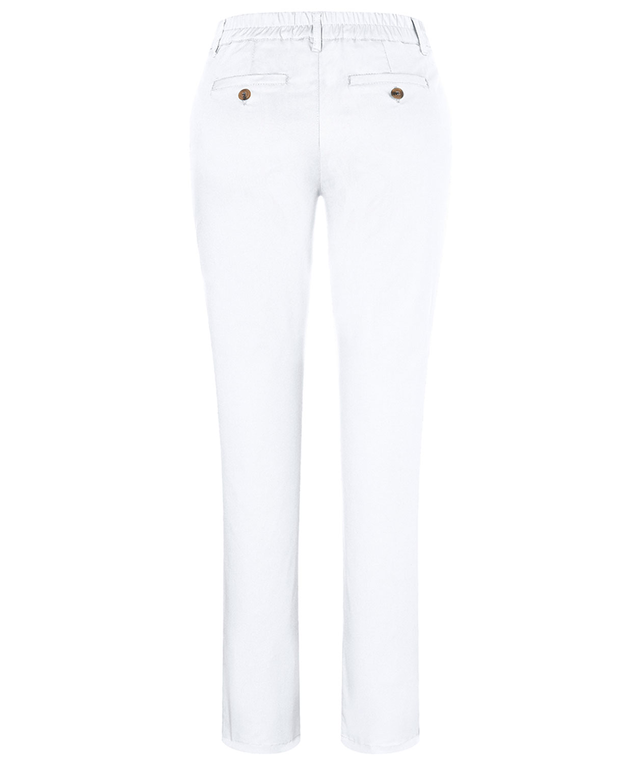 Karlowsky women's chino trousers with stretch, White, large image number 2