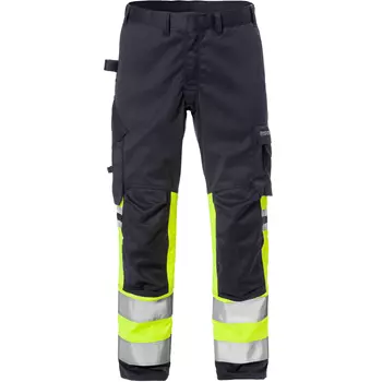 Fristads Flamestat work trousers 2162, Hi-vis Yellow/Marine